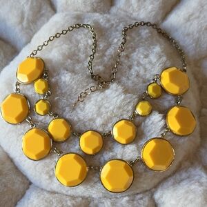 Yellow Statement Necklace